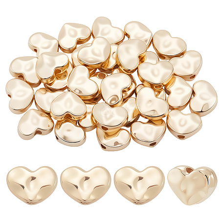 50Pcs Brass Beads KK-BBC0018-53-1