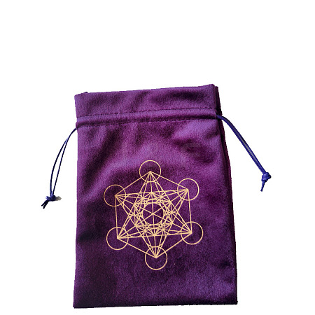 Velvet Tarot Cards Storage Bags ZODI-PW0002-01E-02-1