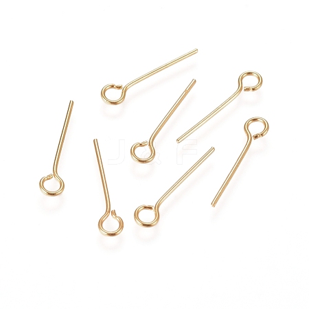 304 Stainless Steel Eye Pins A-STAS-L238-005A-G-1