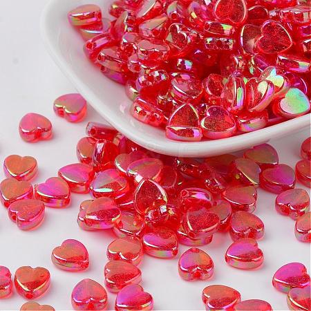 Eco-Friendly Transparent Acrylic Beads PL539-806-1