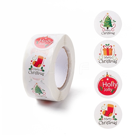Christmas Theme Self-Adhesive Stickers DIY-A031-01-1