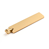Ion Plating(IP) 304 Stainless Steel Pendants X-STAS-D142-01B-G-2