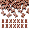Opaque Acrylic European Beads OACR-TAC0019-006X-1