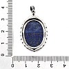 Dyed Natural Lapis Lazuli Pendants G-Q350-02I-3