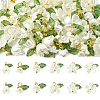 60Pcs 6 Styles Imitated Pearl Acrylic & Resin Pendants PALLOY-YW00195-1