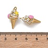 304 Stainless Steel Enamel Pendants SA-CBA7876-15G-3