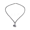 Non-magnetic Synthetic Hematite Necklaces NJEW-G331-05-4