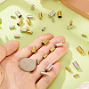 32Pcs 8 Styles 304 Stainless Steel Cord End STAS-TA0003-16-6