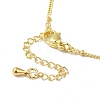 Brass Micro Pave Clear Cubic Zirconia Pendants Necklaces NJEW-K269-05G-02-3