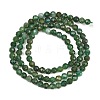 Natural Fuchsite Beads Strands G-RM250101-C33-3