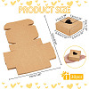 Square Hollow Out Heart Kraft Paper Storage Gift Boxes CON-WH0095-66B-2