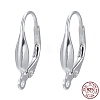 925 Sterling Silver Leverback Hoop Earrings Findings STER-A002-236-1