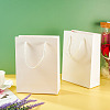 Folding Kraft Paper Gift Bags with Handle ABAG-TAC0014-03-6