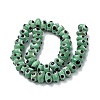 Rondelle Evil Eye Lampwork Bead Strands LAMP-R121-04-3