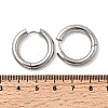 316F Stainless Steel Hoop Earrings EJEW-D341-01F-P-5