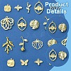 22Pcs 11 Styles Alloy Pendants FIND-FS0003-13-3