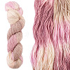 1 Skein Gradient Segment Dyed 80% Wool 20% Acrylic Blended Yarn OCOR-TA0003-02A-1