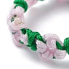 Peach Blossom Pattern Lucky Cord Finger Ring RJEW-JR00417-10
