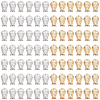 420Pcs 2 Colors CCB Plastic Beads CCB-PA0001-24-7