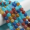 Crackle Glass Beads Strands GLAA-F098-05C-23-5