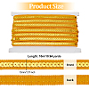Sparkle Polyester Lace Ribbons OCOR-WH0090-67C-2