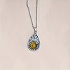 Alloy Enamel Pendant Necklaces WG48F3E-01-1