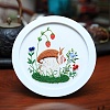 DIY Mushroom Pattern Embroidery Starter Kits LS-DIY-L068-01E-1