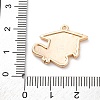 Brass Enamel Pendants KK-D360-14G-3