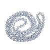 Electroplate Transparent Glass Beads Strands EGLA-N056-04A-A05-2