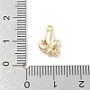 Brass Micro Pave Cubic Zirconia Pendants KK-D283-12G-3