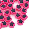 Plating Opaque Acrylic Beads OACR-N136-01I-1