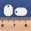 Tibetan Style Alloy Oval Charms TIBEP-Q035-08S-NR-2