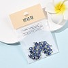 SHEGRACE Brass Pave Cubic Zirconia Square Connector Charms XGRQ2O562-440C-P-6