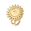 Stainless Steel Cuff Ring Findings PW-WG67428-11-1