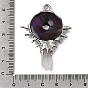 Natural Amethyst Big Pendants G-G466-02P-08-3