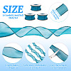 3 Rolls Polyester Organza Ribbons SRIB-TA0001-26B-4