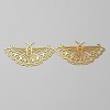 Hollow Brass Pendants KK-CJC0009-02C-04-1