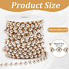 ABS Plastic Imitation Pearl Bead Chain KY-WH20006-09A-2