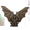 Natural Golden Sheen Obsidian Carved Batman Ornament PW-WGB0B92-01-1