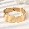 304 Stainless Steel Hinged Bangles BJEW-D408-13G-4