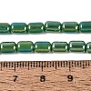 Electroplate Opaque Glass Beads Strands EGLA-Q132-03A-C03-4