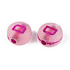 Luminous Frosted Acrylic Beads FACR-T008-02D-2