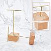 6Pcs 3 Sizes Iron T Bar Earring Display Stands EDIS-FG0001-77-4
