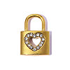 304 Stainless Steel Rhinestone Pendants STAS-OY015-43G-1