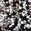 Opaque & Transparent Glass Seed Beads SEED-Q041-06F-3