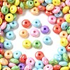 UV Plating Opaque Acrylic Beads X-MACR-F083-13-1