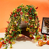 4Pcs Plastic Artificial Violet Vine for Wedding Decoration DIY-WR0005-32C-4