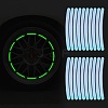 Plastic Laser Reflective Car Wheel Rim Stickers AJEW-WH20033-099D-1