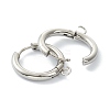 Tarnish Resistant 201 Stainless Steel Huggie Hoop Earring Findings STAS-P283-01G-P-2