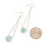 Irregular Raw Natural Gemstone Dangle Earrings EJEW-JE04849-6